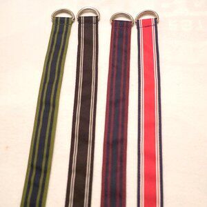 4 D-Ring Ribbon Belts